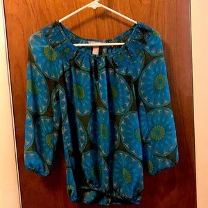 Pretty, floaty floral Banana Republic top